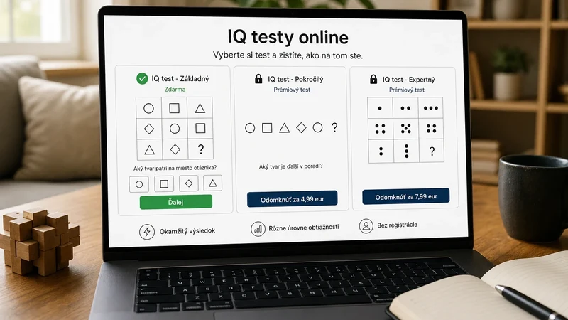 IQ test zadarmo: existuje jeden poriadny v slovenčine a dva, ktoré si vypýtajú peniaze