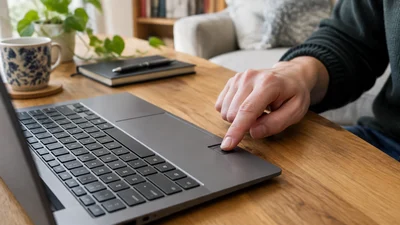 Overenie prístupu k notebooku odtlačkom prsta