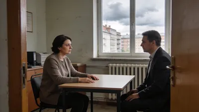 Zamestnankyňa počas pokojného rozhovoru oznamuje nadriadenému svoj odchod